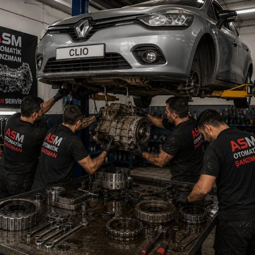 Renault Clio 1.0 Benzinli CVT Otomatik Şanzıman Tamir Bakım Revizyon Servisi