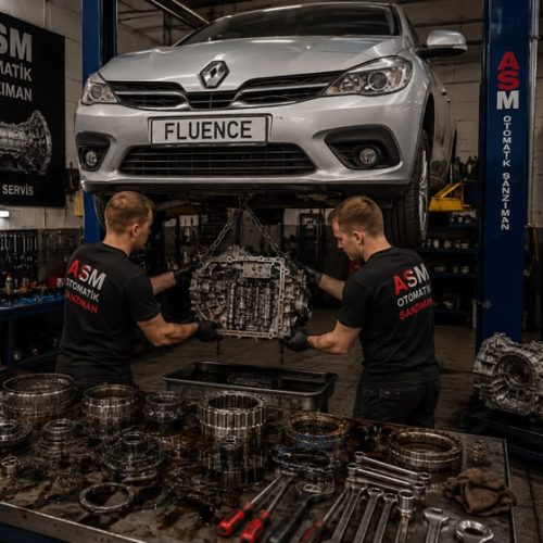 Renault Fluence 1.6 Benzinli CVT Otomatik Şanzıman Tamir Bakım Revizyon Servisi