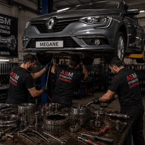 Renault Megane Benzinli CVT Otomatik Şanzıman Tamiri, Bakımı ve Yağ Değişimi