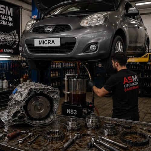 Nissan Micra CVT Otomatik Şanzıman Tamir Bakım Revizyon Servisi