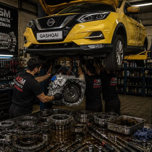 Nissan Qashqai 1.2 Benzinli CVT Otomatik Şanzıman Tamir Bakım Revizyon Servisi