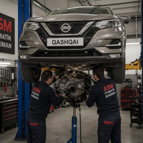 Nissan Qashqai 1.6 Benzinli CVT Otomatik Şanzıman Tamir Bakım Revizyon Servisi
