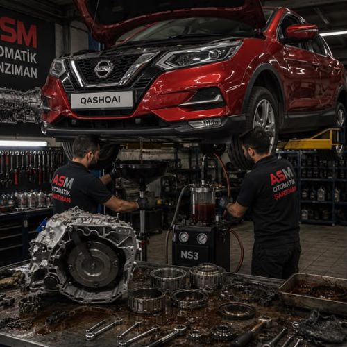 Nissan Qashqai 1.6 Dizel CVT Otomatik Şanzıman Tamir Bakım Revizyon Servisi